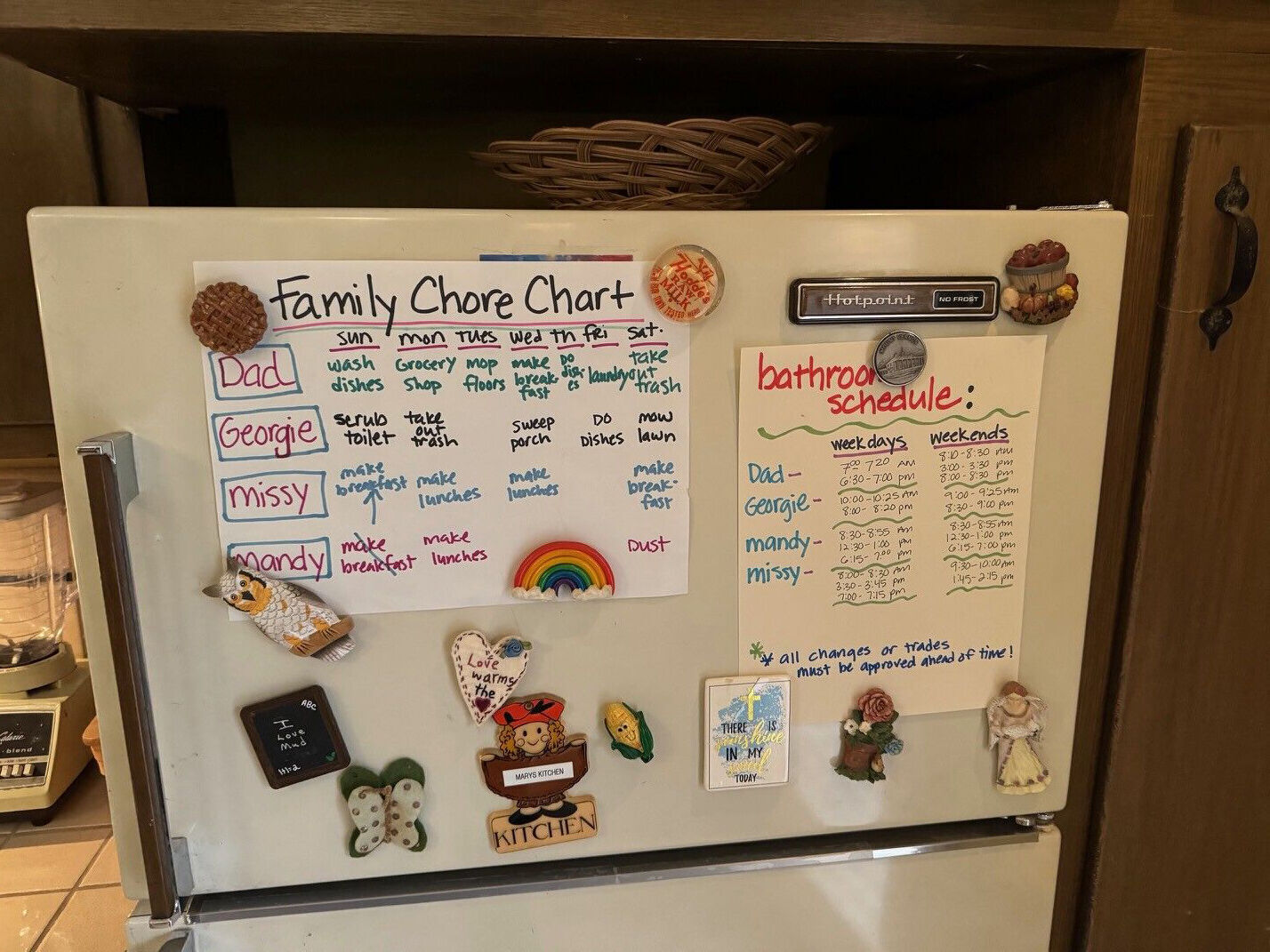 Young Sheldon - Refrigerator door